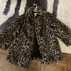 Cheetah fur coat